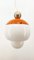 Orange Suspension Lamp by Sergio Asti 1