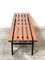 Mid-Century Italian Teak Bench, 1960s, Image 10