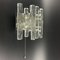 Large Hollywood Regency Ice Glass Wall Light or Sconce by J. T. Kalmar for Kalmar Franken, 1960s 5