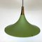 Lámpara colgante verde de Stilux Milano, años 60, Imagen 4