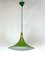 Lámpara colgante verde de Stilux Milano, años 60, Imagen 5