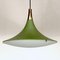 Lámpara colgante verde de Stilux Milano, años 60, Imagen 1