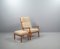 Senator 166 Highback Armchair with Footstool in Teak by Ole Wanscher for Cado 35