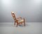 Senator 166 Highback Armchair with Footstool in Teak by Ole Wanscher for Cado 8