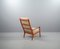 Senator 166 Highback Armchair with Footstool in Teak by Ole Wanscher for Cado 9