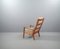 Senator 166 Highback Armchair with Footstool in Teak by Ole Wanscher for Cado 10