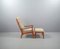 Senator 166 Highback Armchair with Footstool in Teak by Ole Wanscher for Cado 2