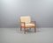 Mahogany Easy Chair & Ottoman by Ole Wanscher for Poul Jeppesens Møbelfabrik, 1960s 2
