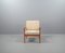 Mahogany Easy Chair & Ottoman by Ole Wanscher for Poul Jeppesens Møbelfabrik, 1960s 5