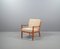 Mahogany Easy Chair & Ottoman by Ole Wanscher for Poul Jeppesens Møbelfabrik, 1960s 4