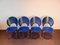 Blue Trinidad Chairs by Nanna Ditzel for Fredericia, Denmark, 1990s, Set of 4 2