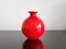 Red Glass Carnaby Vases by Per Lütken for Holmegaard, Denmark, 1960s, Set of 4 4