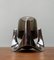 Vintage Space Age Chrome and Glass Candle Holder by Ceasar Stoffi & Fritz Nagel for BMF, 1960s, Image 1