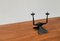 Mid-Century Brutalist Wrought Iron Candle Holder by David Palombo, 1960s, Image 8