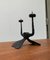 Mid-Century Brutalist Wrought Iron Candle Holder by David Palombo, 1960s 16