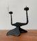 Mid-Century Brutalist Wrought Iron Candle Holder by David Palombo, 1960s 20