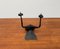 Mid-Century Brutalist Wrought Iron Candle Holder by David Palombo, 1960s 7