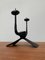 Mid-Century Brutalist Wrought Iron Candle Holder by David Palombo, 1960s 14
