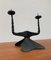 Mid-Century Brutalist Wrought Iron Candle Holder by David Palombo, 1960s 13
