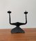 Mid-Century Brutalist Wrought Iron Candle Holder by David Palombo, 1960s, Image 22