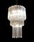 Lámpara de araña italiana con prismas de cristal de Murano, Imagen 2