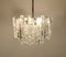 Ice Glass Chandelier by J. T. Kalmar for Kalmar Franken KG, 1960s, Image 4