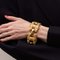 Gold-Plated Articulated Bracelet from Da Carlotta 10