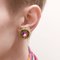 Watermelon Clip on Rhinestone Earrings from Schiaparelli, Set of 2, Image 4