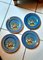 Porcelain Plates by Versace for Rosenthal, Set of 4 1