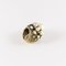Faux Pearl Ring in Silver with Gold Ornaments, Italy 8