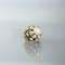 Faux Pearl Ring in Silver with Gold Ornaments, Italy, Image 14