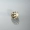 Faux Pearl Ring in Silver with Gold Ornaments, Italy 15