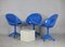Space Age Resin and Steel Chairs, France, 1970, Set of 3 12