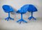 Space Age Resin and Steel Chairs, France, 1970, Set of 3 1