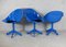 Space Age Resin and Steel Chairs, France, 1970, Set of 3, Image 18