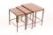 Danish Rosewood Nesting Tables by Grete Jalk for Peter Jeppesen, Set of 3, Image 1