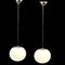 Mid-Century Italian Murano Glass Pendant Lamps by Paolo Venini, Set of 2 1