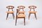 Danish Mid-Century Modern Eye Chairs by Ejvind Johansson, Set of 4, Image 2