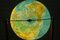 Globe en Verre Illuminé Art Déco avec Pied Diapason en Noyer de Columbus Oestergaard 51