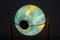 Globe en Verre Illuminé Art Déco avec Pied Diapason en Noyer de Columbus Oestergaard 47