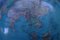 Globe en Verre Illuminé Art Déco avec Pied Diapason en Noyer de Columbus Oestergaard 27