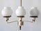 Mid-Century Modern Six-Armed Tulipan Pendant Lamp or Chandelier from Kaiser, 1950s 13