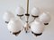 Mid-Century Modern Six-Armed Tulipan Pendant Lamp or Chandelier from Kaiser, 1950s 21
