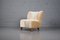Skandinavischer Mid-Century Sessel aus hochflorigem Samt Dedar, 1950er 2