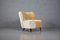 Fauteuil Mid-Century Scandinave en Velours Dedar, 1950s 1