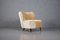 Skandinavischer Mid-Century Sessel aus hochflorigem Samt Dedar, 1950er 1