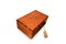 Boîte d'Écriture en Loupe de Noyer avec Intérieur et Accessoires d'Écriture en Cuir Sang de Boeuf, 1800s 1