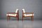 Boucle & Teak Armchair by Arne Vodder for Glostrup, 1960s, Set of 2 2