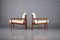 Boucle & Teak Armchair by Arne Vodder for Glostrup, 1960s, Set of 2, Image 2