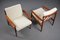 Boucle & Teak Armchair by Arne Vodder for Glostrup, 1960s, Set of 2 9